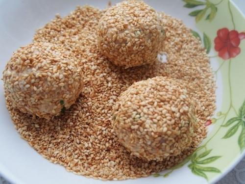 Салатные шарики А-ля Мимоза. 04