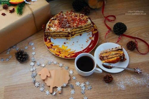 Шоколадно - ореховый торт. 02