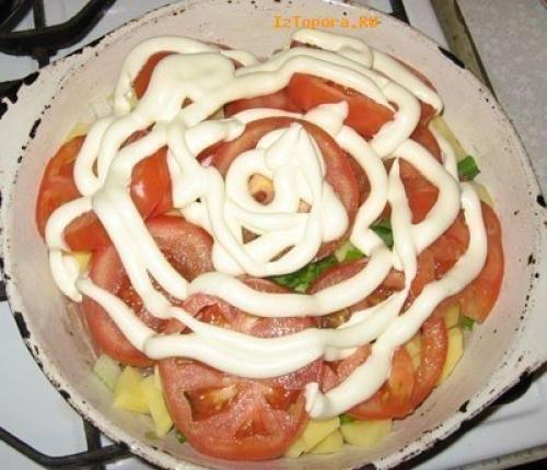 Тушеное мясо под сыром. 04 Тушеное мясо под сыром. 04