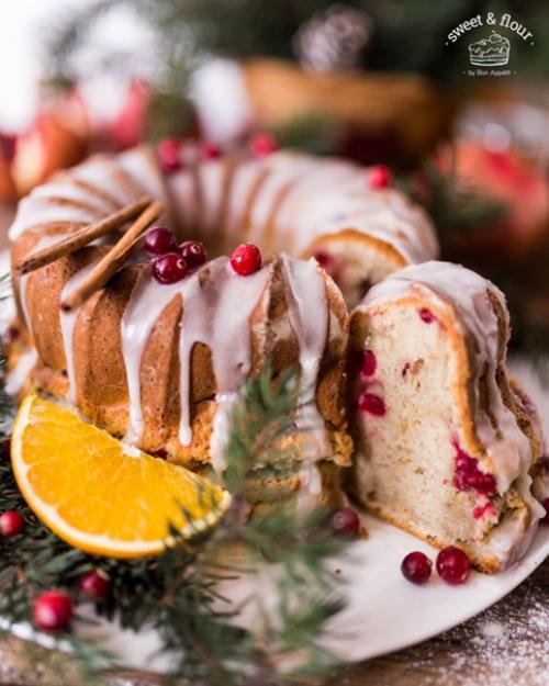 Рецепт кекса с клюквой. 07 Рецепт кекса с клюквой. 07