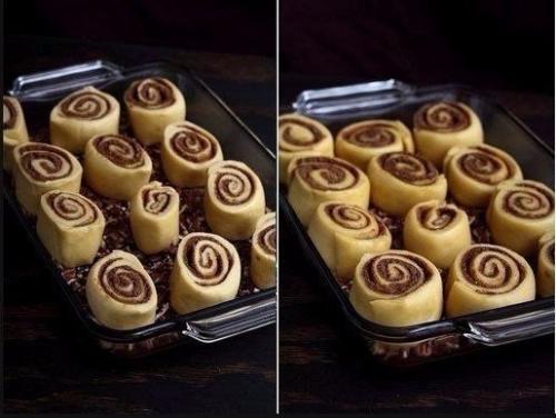 Липкие булочки с корицей и грецкими орехами. 02 Липкие булочки с корицей и грецкими орехами. 02