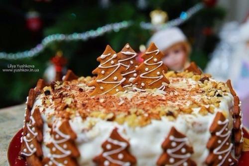 Шоколадно - ореховый торт. 01