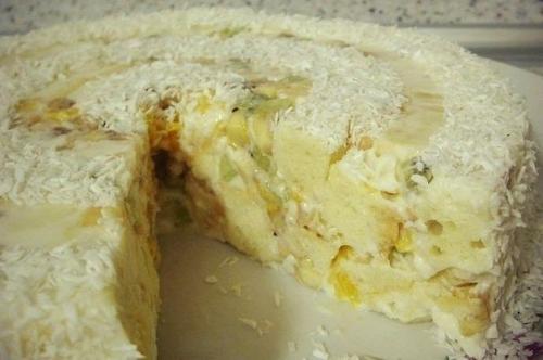 Фруктовый торт Наслаждение.