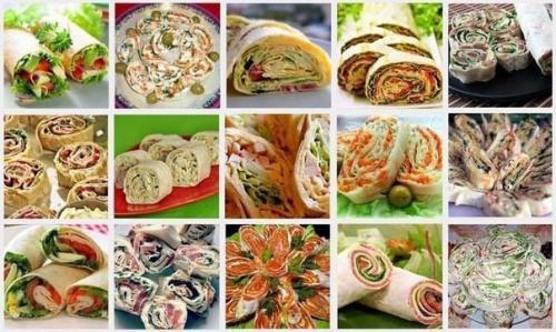 20 рецептов самых вкусных рулетов из лаваша. 20 рецептов самых вкусных рулетов из лаваша.