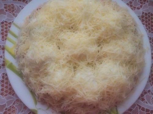 Салат Сугроб.  Ингредиенты. 05