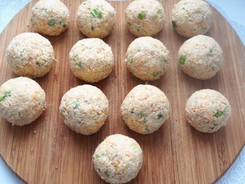 Салатные шарики А-ля Мимоза. 03