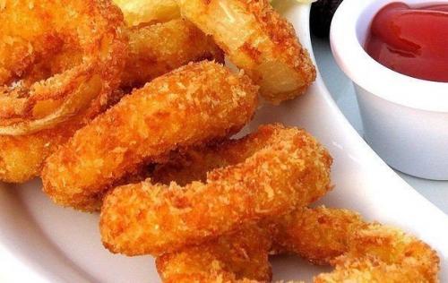 Луковые кольца.  Вам потребуется: