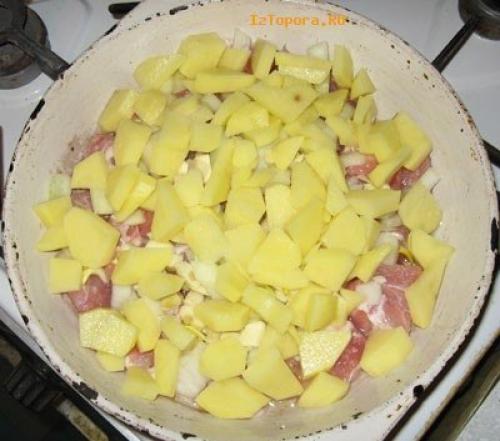 Тушеное мясо под сыром. 02 Тушеное мясо под сыром. 02