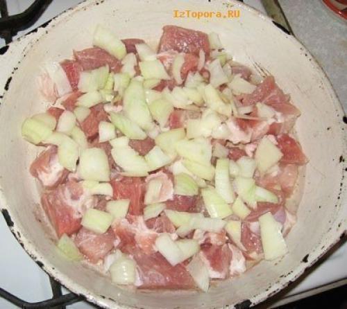 Тушеное мясо под сыром. 01 Тушеное мясо под сыром. 01