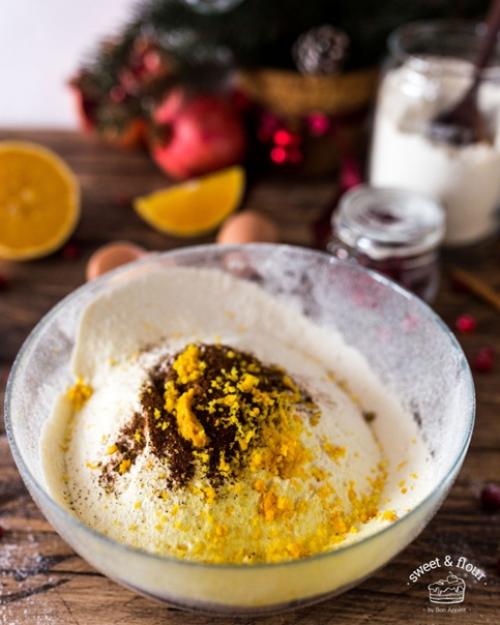 Рецепт кекса с клюквой. 01 Рецепт кекса с клюквой. 01