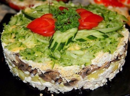 Аппетитные салаты на праздничный стол. 04