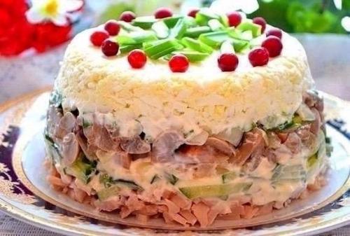 Топ - 9 красивых салатов к новому году? 05 Топ - 9 красивых салатов к новому году? 05