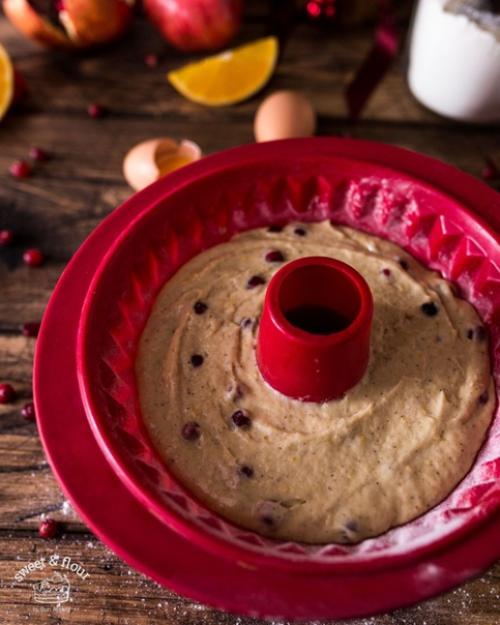 Рецепт кекса с клюквой. 05 Рецепт кекса с клюквой. 05