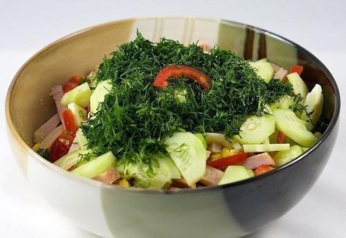 Салат с яйцом и ветчиной. 06 Салат с яйцом и ветчиной. 06