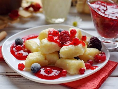 Ленивые вареники из творога.