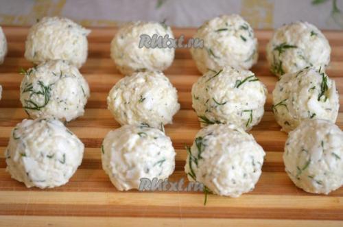 Сырная закуска.  Ингредиенты: 04