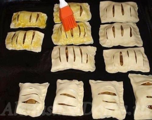 Слойки с яблоками - так просто а кааак вкусно. 05 Слойки с яблоками - так просто а кааак вкусно. 05