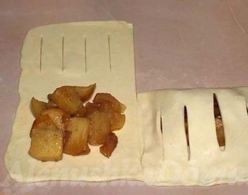 Слойки с яблоками - так просто а кааак вкусно. 04 Слойки с яблоками - так просто а кааак вкусно. 04