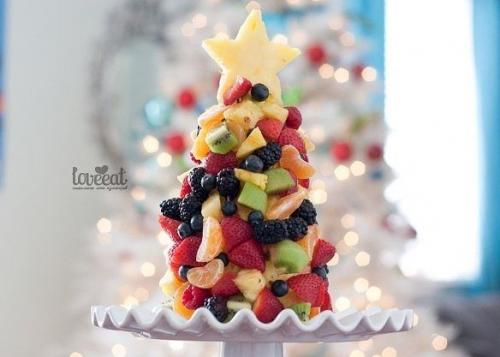 Фруктовая новогодняя ёлочка. 04 Фруктовая новогодняя ёлочка. 04