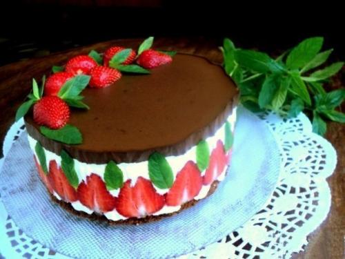 Торт Клубника и Шоколад. 09 Торт Клубника и Шоколад. 09