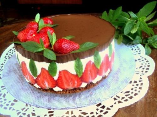 Торт Клубника и Шоколад. 01 Торт Клубника и Шоколад. 01