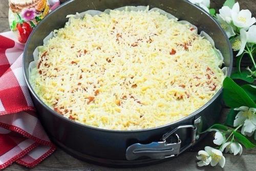 Пирог из кабачка диетический. Диетический пирог из кабачков.