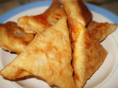 Cлоёная самса с мясом. Cлоёная самса с мясом.