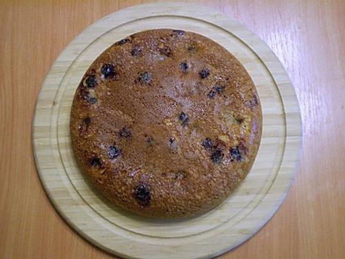 Пирог на скорую руку на кефире. 09