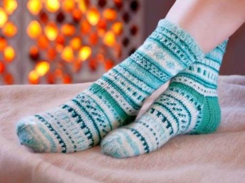 Держи ноги в тепле.

