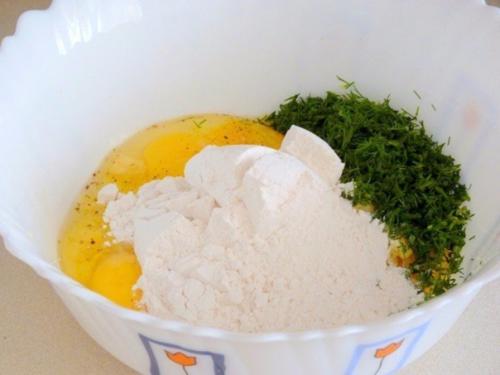 Кабачково - сырные оладьи. 02 Кабачково - сырные оладьи. 02