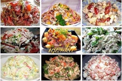 Очень вкусненькие салатики, лёгкого приготовления. Очень вкусненькие салатики, лёгкого приготовления.
