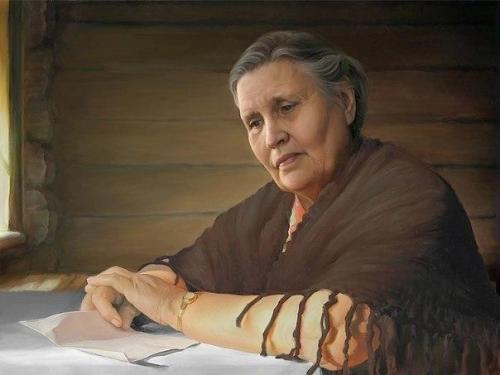 До слез.   Сына качала мать.