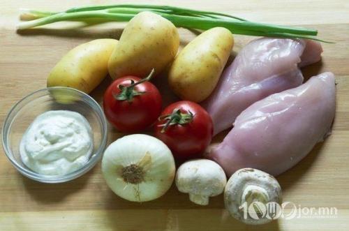 Куриная грудка под шубой. 01 Куриная грудка под шубой. 01