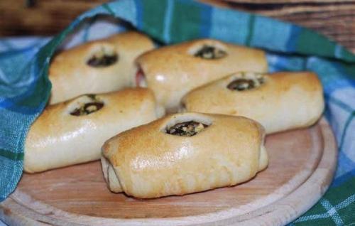 Рогалики с ветчиной. Рогалики с ветчиной.