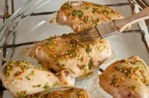 Курица в медово - горчичном маринаде. 02 Курица в медово - горчичном маринаде. 02
