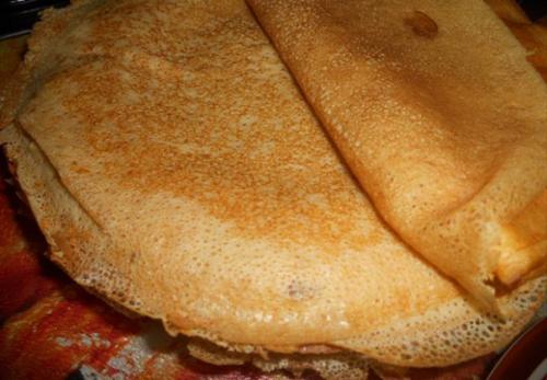 Заварные блины.  Прекрасные блины с дырочками, тоненькие, вкусные и не бывают комом. 08