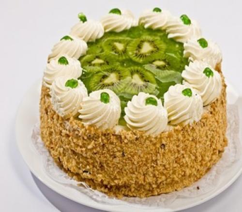 Торт Лимонный с киви. Торт Лимонный с киви.