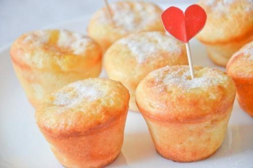 Творожные кексы с персиками. Творожные кексы с персиками.