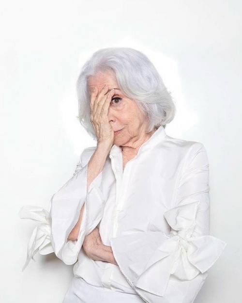 Легендарная бразильская актриса Фернанда монтенегру в 96 лет украсила весеннюю обложку Vogue Бразилии! 05