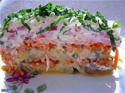 Салат Баклажанный рай.