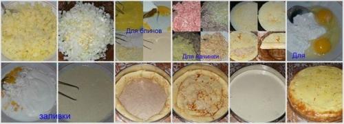 Блинная Улиткас мясным фаршем, в сметанной заливке, вкуснятина. 01 Блинная Улиткас мясным фаршем, в сметанной заливке, вкуснятина. 01