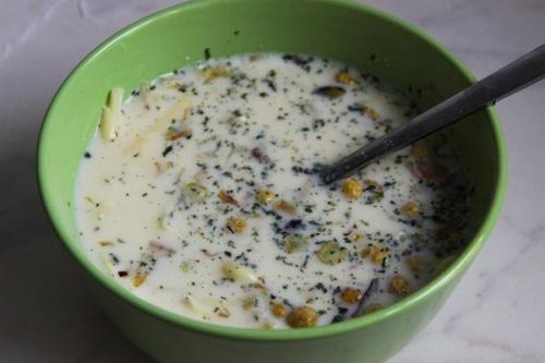 Киш с грибами и помидорами. 06