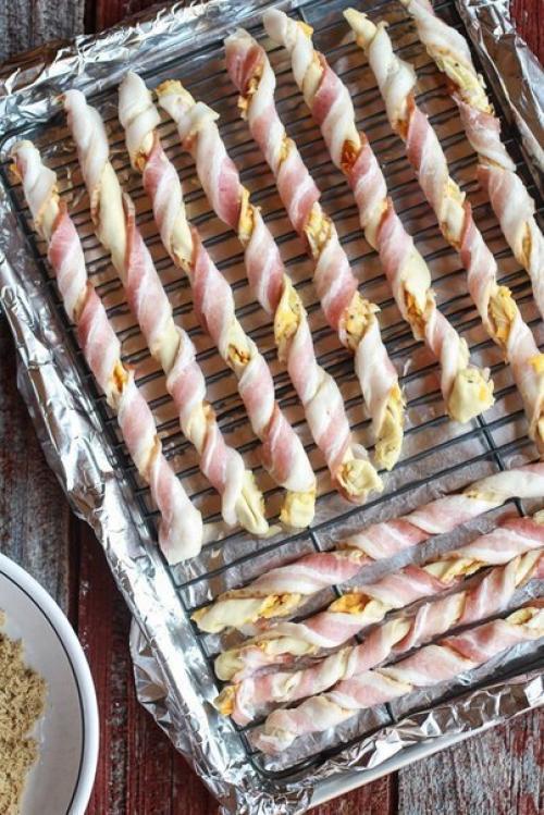 Сырные палочки с беконом. 05 Сырные палочки с беконом. 05