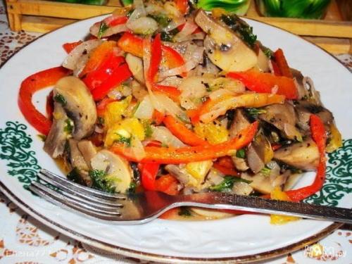 Салат Афина.  Ингредиенты: