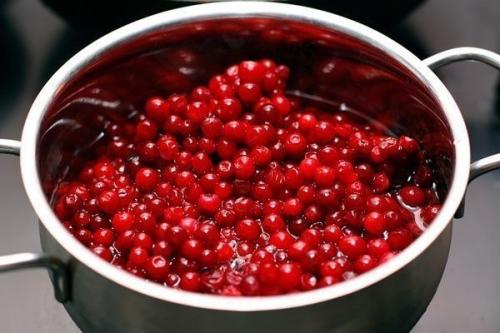 Брусничный соус.   Вся прелесть этого соуса не , внимание, только в том, что он, разумеется, очень вкусный и красивый. 01