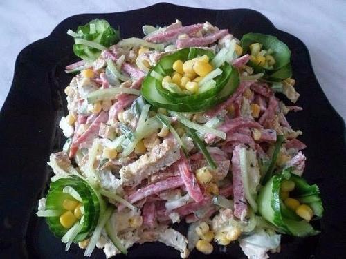 Топ - 9 салатов с кукурузой. 08 Топ - 9 салатов с кукурузой. 08