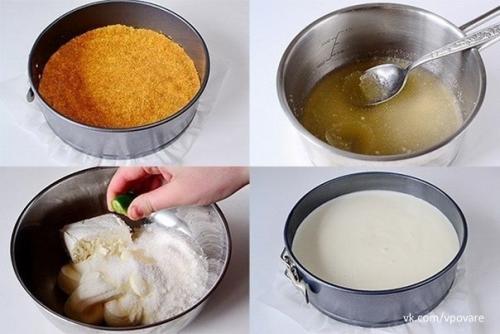 Желейный торт без выпечки с лаймовым вкусом. 02