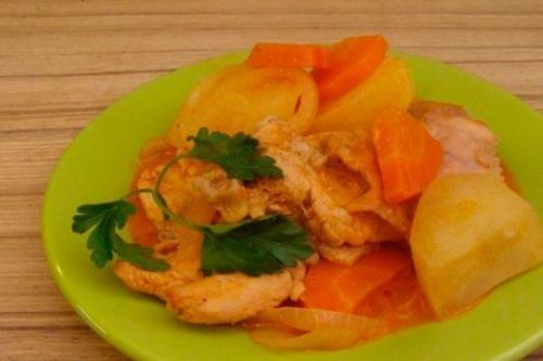 Жаркое из кролика с картошкой. 05 Жаркое из кролика с картошкой. 05