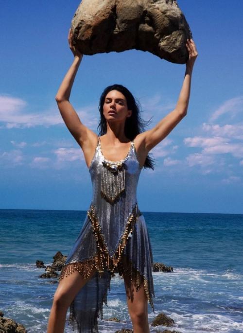 Кендалл дженнер раздаёт жару для обложки летнего американского Vogue. 02