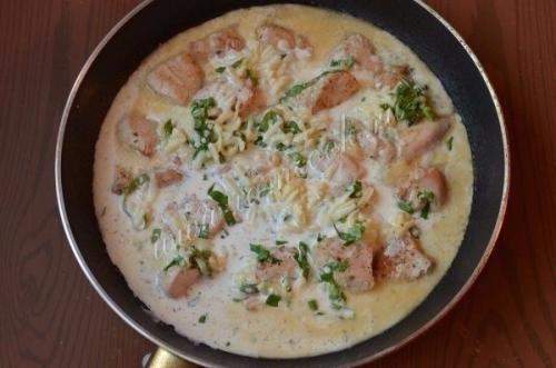 Куриные грудки в сливочном соусе. 06